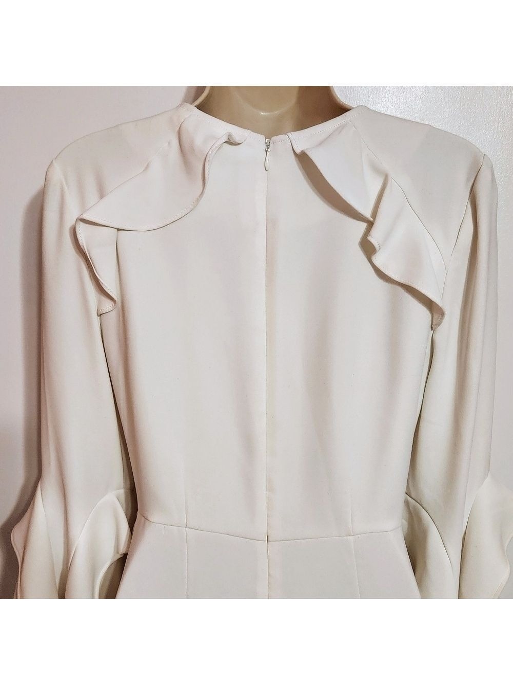 Rebecca Vallance White Mini Flare Dress US 2 - Picture 7 of 12